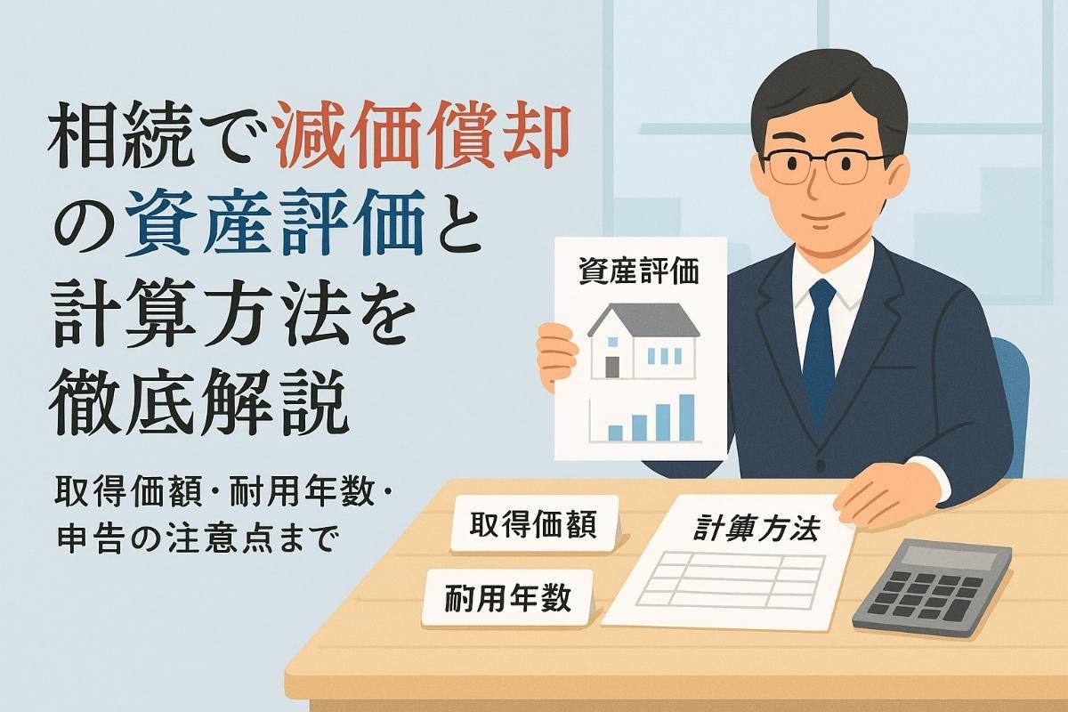 相続で減価償却の資産評価と計算方法を徹底解説｜取得価額・耐用年数・申告の注意点まで