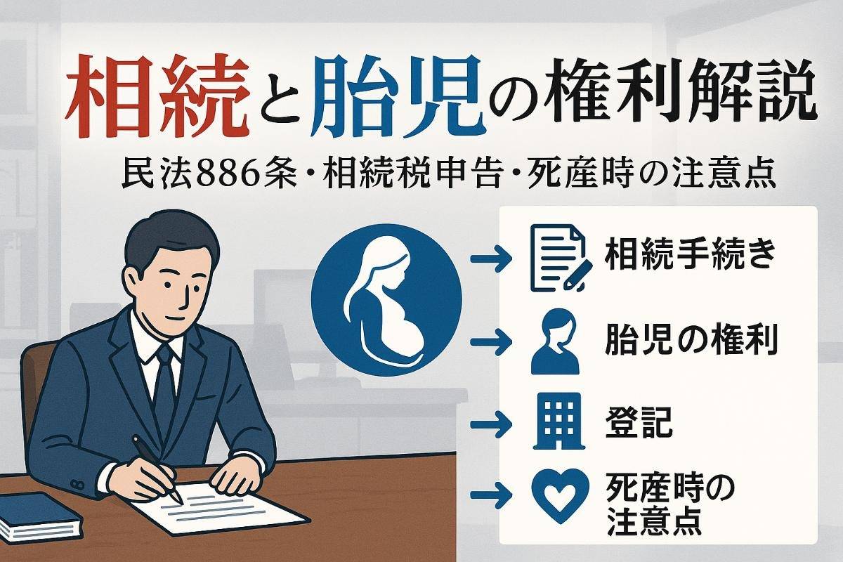 相続と胎児の権利と登記手続き徹底解説｜民法886条・相続税申告・死産時の注意点
