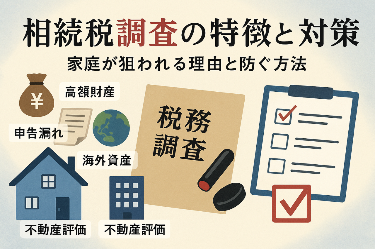 相続税の税務調査に選ばれやすい家庭の特徴と調査対策をわかりやすく解説