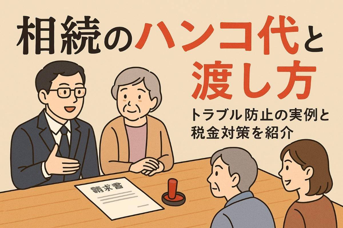 相続でハンコ代の相場と渡し方を解説｜トラブル回避の実例と税金対策も紹介