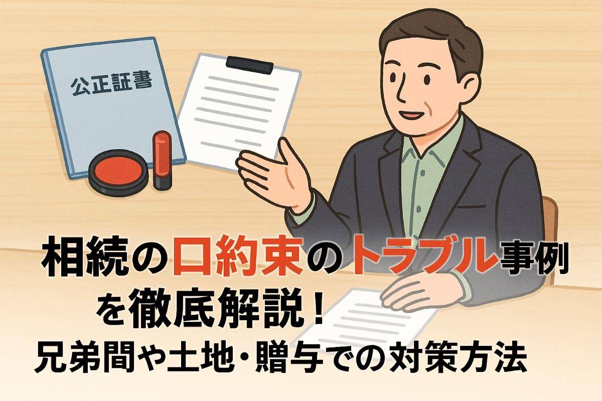 相続の口約束の有効性とトラブル事例を徹底解説｜兄弟間や土地・贈与で失敗しない対策方法