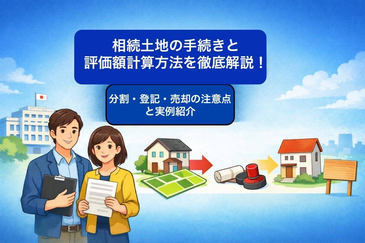 相続土地の手続きと評価額計算方法を徹底解説！分割・登記・売却の注意点と実例紹介