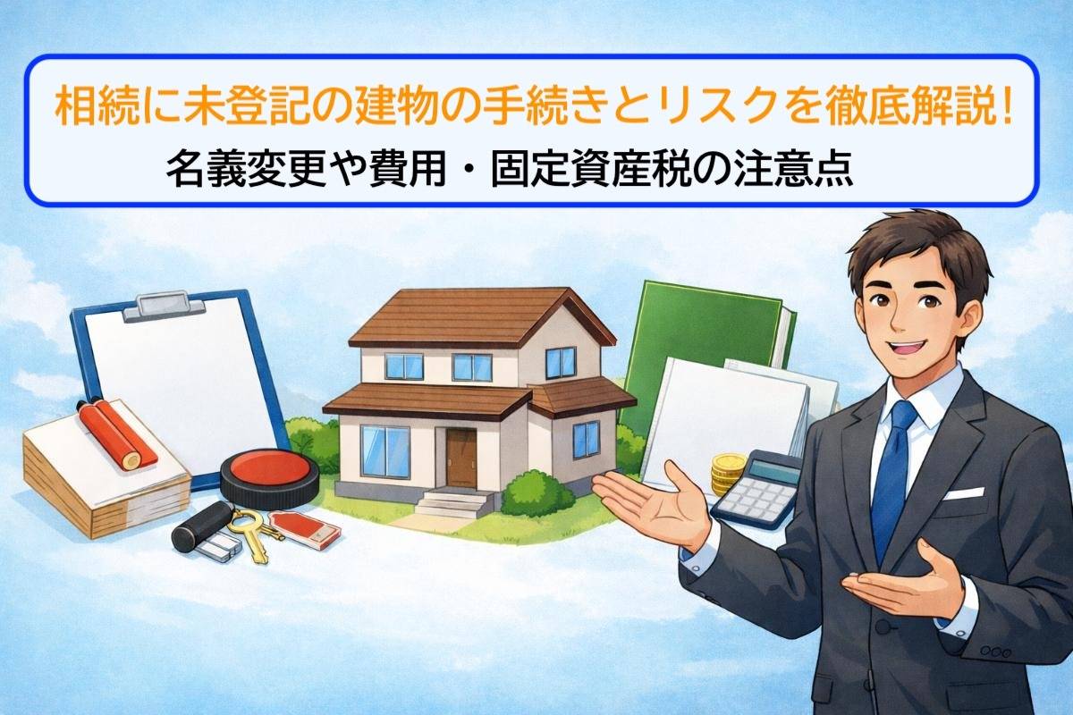 相続に未登記の建物の手続きとリスクを徹底解説｜名義変更や費用・固定資産税の注意点