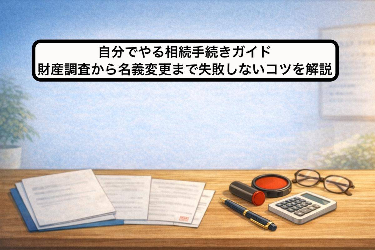 自分でやる相続手続きガイド|財産調査から名義変更まで失敗しないコツを解説