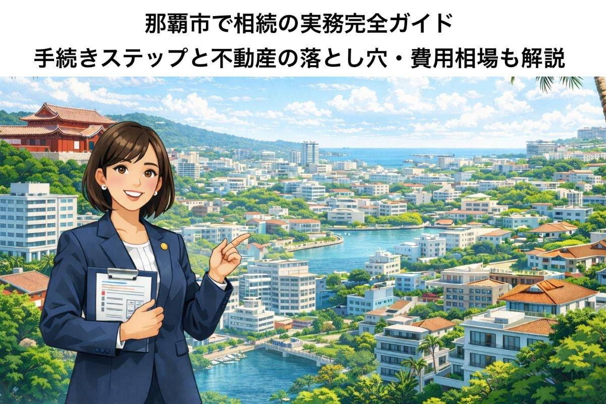 那覇市で相続の実務完全ガイド|手続きステップと不動産の落とし穴・費用相場も解説