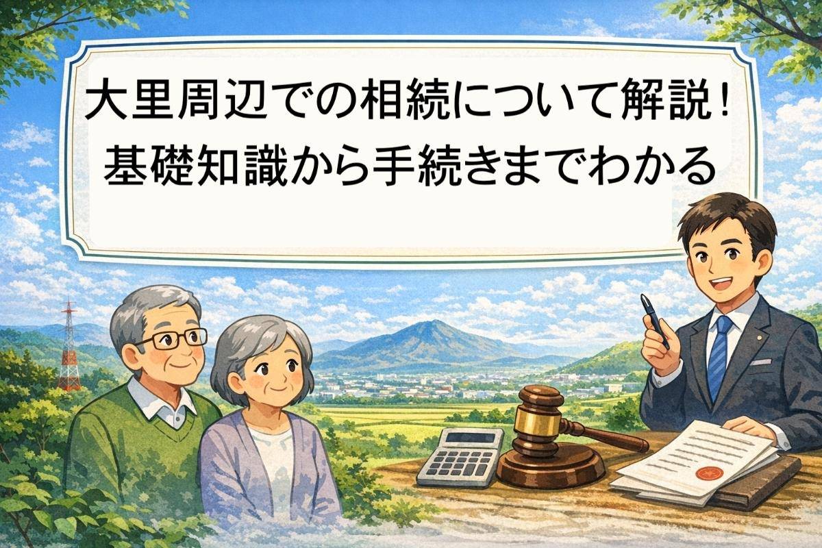 大里周辺での相続について解説!基礎知識から手続きまでわかる