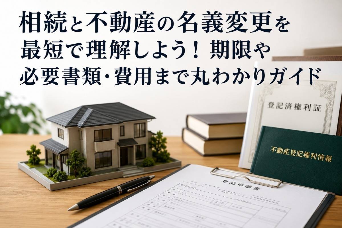 相続と不動産の名義変更を最短で理解しよう！期限や必要書類・費用まで丸わかりガイド
